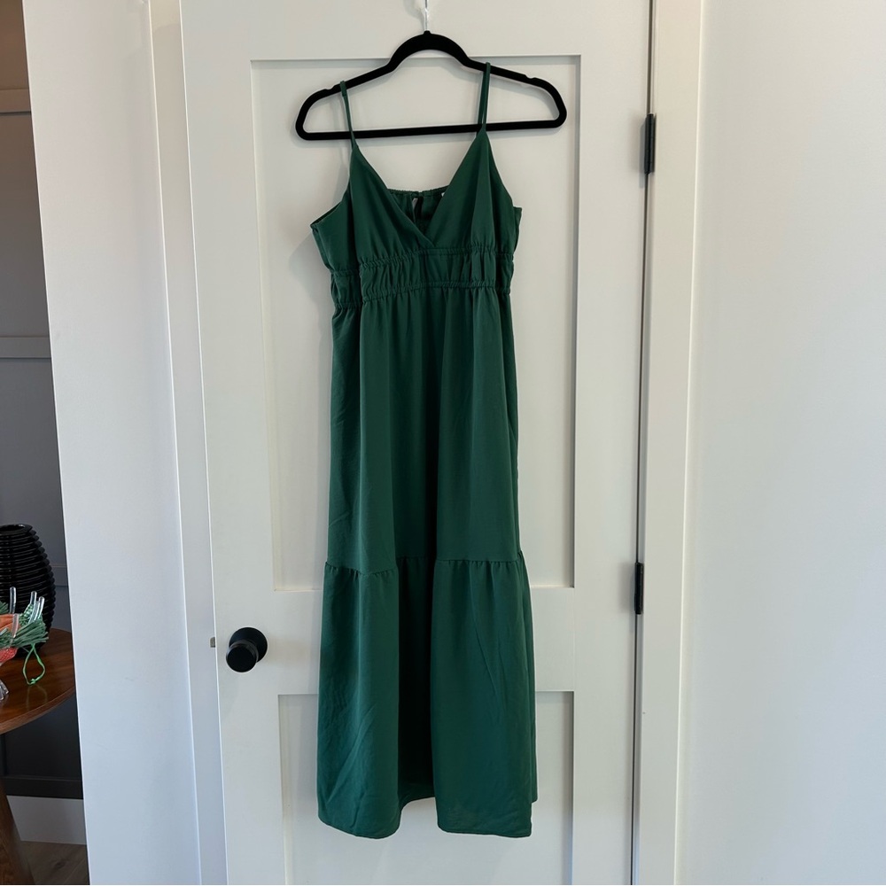 A New Day Green Midi Dress - M